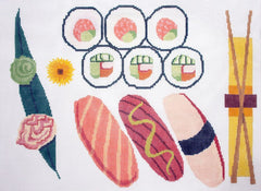 Rittenhouse Needlepoint Large Sushi Platter Needlepoint Canvas