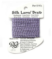 Rainbow Gallery Silk Lame Braid 13 - 110 Dark Violet