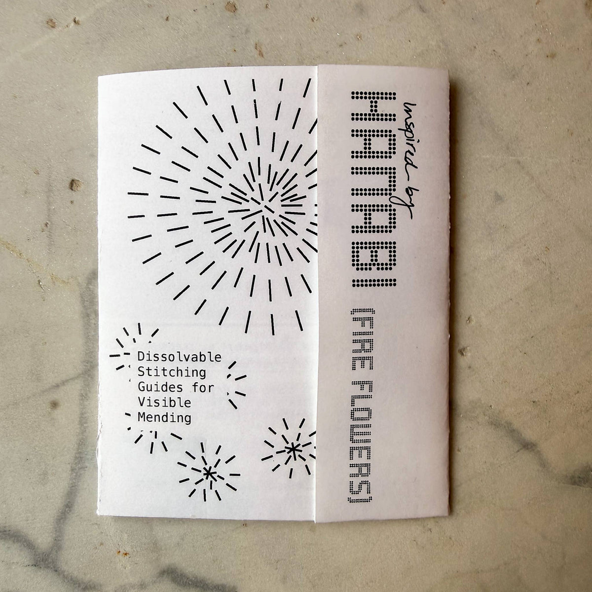 Approved Textiles Hanabi (Fire Flower) Mending and Embroidery Transfer