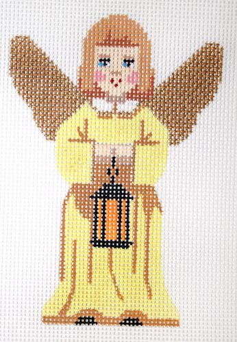 Labors of Love Angel with Lantern Needlepoint Canvas