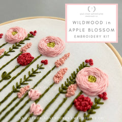And Other Adventures Embroidery Co Wildwood Embroidery Kit - Apple Blossom
