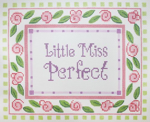 Labors of Love Little Miss Perfect Needlepoint Canvas