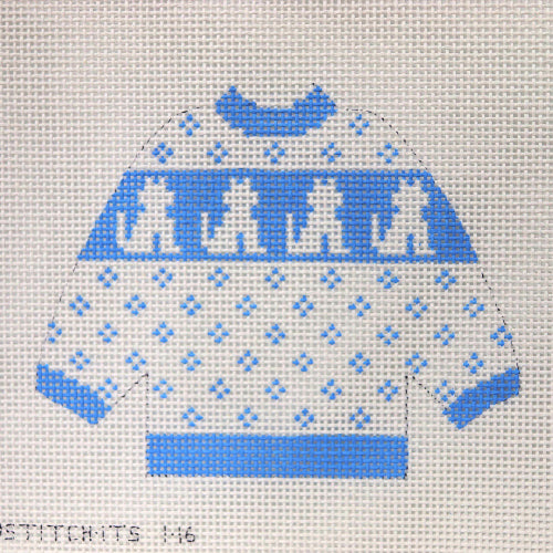 Stitch-Its Cat Pullover Sweater Needlepoint Canvas
