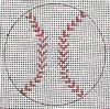 KCN Designers Baseball Ornament/Coaster Needlepoint Canvas