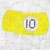 KCN Designers Billiard Ball #10 Ornament/Coaster Needlepoint Canvas