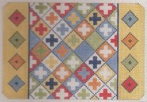 KCN Designers Dhurrie ID Case Needlepoint Canvas