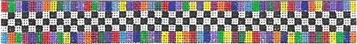 KCN Designers Checkered Belt Needlepoint Canvas