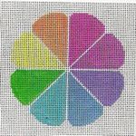KCN Designers Color Wheel Starter Needlepoint Canvas