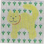 KCN Designers Cat Starter Needlepoint Canvas
