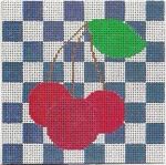 KCN Designers Cherries Starter Needlepoint Canvas