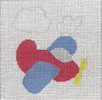 KCN Designers Airplane Starter Needlepoint Canvas