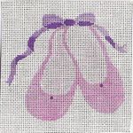 KCN Designers Ballet Slippers Starter Needlepoint Canvas