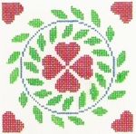 KCN Designers Bridal Wreath Starter Needlepoint Canvas