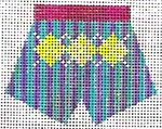 KCN Designers Argyle Boxers Needlepoint Canvas