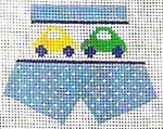KCN Designers Cars Boxers Needlepoint Canvas