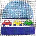 KCN Designers Cars Stocking Hat Needlepoint Canvas