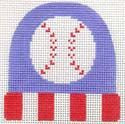 KCN Designers Baseball Stocking Hat Needlepoint Canvas
