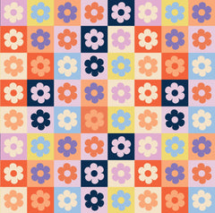 Project Ten Large Zip Project Bag – Square Garden