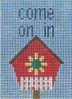 KCN Designers Come On In Sign Needlepoint Canvas