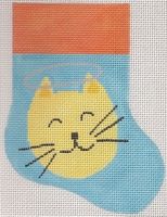 KCN Designers Cat Angel Pet Stocking Needlepoint Canvas