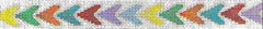 KCN Designers Arrows Belt - White Needlepoint Canvas