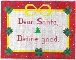 KCN Designers Define Good Christmas Sign Needlepoint Canvas