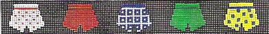 KCN Designers Boxers Belt - Black Needlepoint Canvas