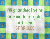 KCN Designers All Grandmothers Sign w/Attitude Needlepoint Canvas
