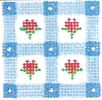 KCN Designers Blue Quilt Scissor Fob/Magnet Needlepoint Canvas