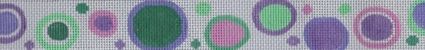 KCN Designers Circles Belt Needlepoint Canvas
