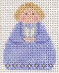 KCN Designers Blue choir Georgette's Angels Needlepoint Canvas