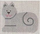 KCN Designers Cat Georgette's Angels Needlepoint Canvas