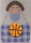 KCN Designers Basketball Angel Georgette's Angels Needlepoint Canvas