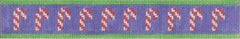 KCN Designers Candy Cane Link/Napkin Ring Needlepoint Canvas