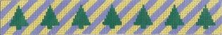 KCN Designers Christmas Tree Link/Napkin Ring Needlepoint Canvas