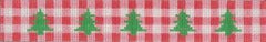 KCN Designers Checked Tree Link/Napkin Ring Needlepoint Canvas