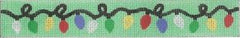 KCN Designers Christmas Lights Link/Napkin Ring Needlepoint Canvas