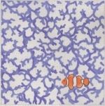 KCN Designers Blue Coral Pillow Needlepoint Canvas