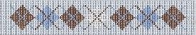 KCN Designers Blue Argyle Belt Needlepoint Canvas