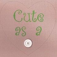 KCN Designers Cute As A Button Needlepoint Canvas