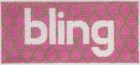KCN Designers Bling Inspirational Words Needlepoint Canvas