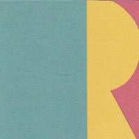 KCN Designers Blue R Contemporary Needlepoint Canvas