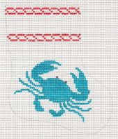 KCN Designers Crab Seaside Stocking Needlepoint Canvas