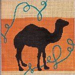 KCN Designers Black Camel 1 Needlepoint Canvas