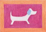 KCN Designers Dachsund Framed Needlepoint Canvas