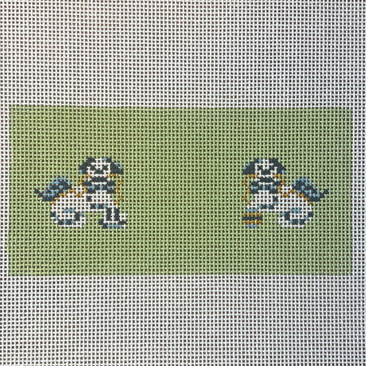 The Gingham Stitchery Kate Woodward Foo Dog Insert Needlepoint Canvas