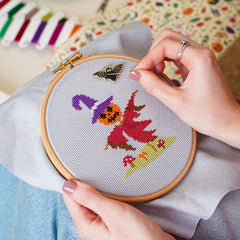 Caterpillar Cross Stitch Bat Magnetic Needle Minder