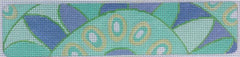 Kate Dickerson Needlepoint Collections Pucci Waves & Dots Cuff Needlepoint Canvas