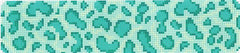 Kate Dickerson Needlepoint Collections Cheetah Spots - Teal Cuff Needlepoint Canvas