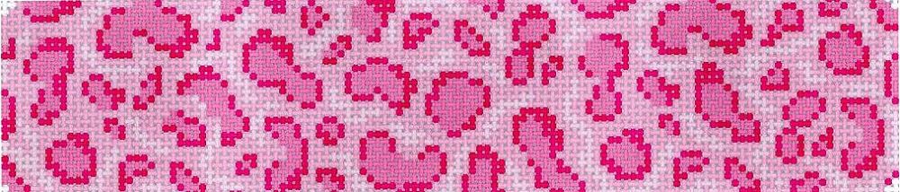 Kate Dickerson Needlepoint Collections Cheetah Spots - Magenta Cuff Needlepoint Canvas